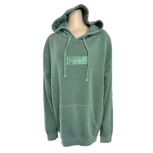 Japangeles Green Pullover‎ Oversized Sweatshirt Hoodie Size Large Unisex